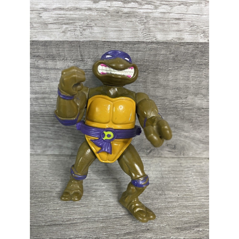 Playmates Vintage 1990 TMNT Action Figure Donatello Missing Shell